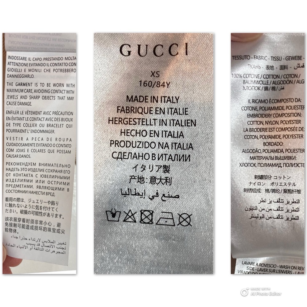Gucci Sequins & Crochet Year Of the Pig Limited Sweatshirt Size XSmall/Small - Picture 12 of 16